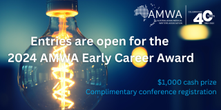 2024 AMWA Early Career Award - Applications Are Open!!